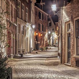 Deventer bei Nacht, Bergkwartier 2014 von Jan Haitsma