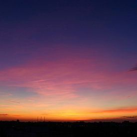 Een lucht vol kleur van Marloes Post