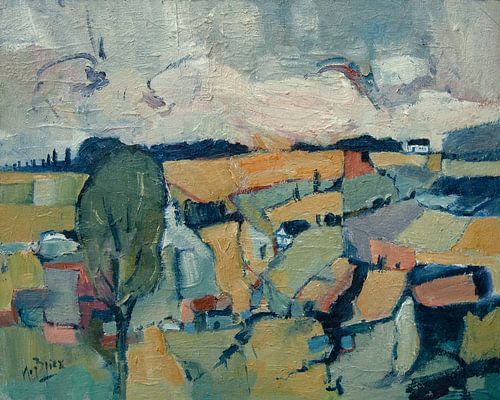 Zomer landschap in Limburg