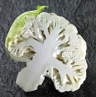 Gehalveerde bloemkool