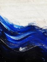 Vagues de la mer - peinture abstraite