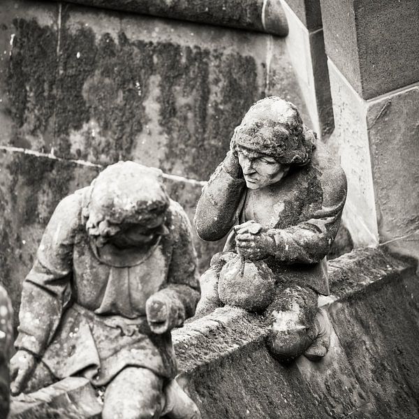 De luchtboog beelden of spuwers van de Sint-Janskathedraal in 's-Hertogenbosch, van Marcel Bakker