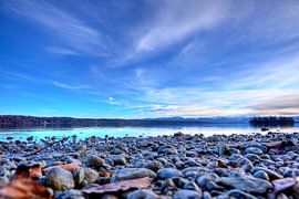 Lake Starnberg - View of the Rose Island by Roith Fotografie