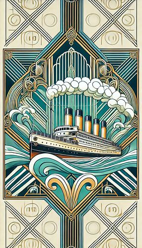 Art Deco Stoomschip