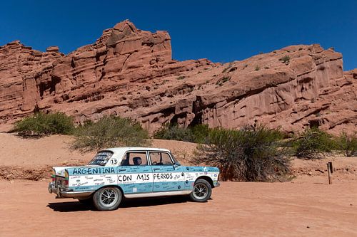 Los Colorados met oldtimer Peugeot (6)