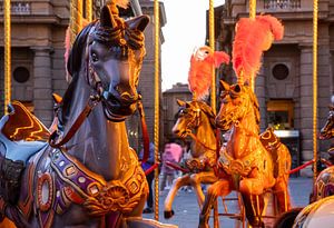 Draaimolen van Piazza delle Repubblica  Florence