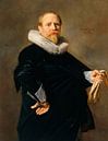 Porträt eines Mannes, Frans Hals von Meisterhafte Meister Miniaturansicht