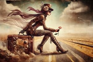 Dame steampunk