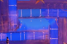 Seascape with a boy van Jeroen van der Meij