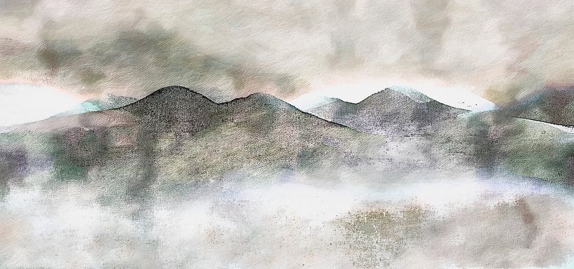 Japan Landscape by Mad Dog Art