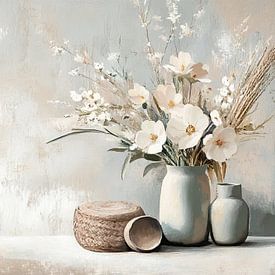 Flower painting 84.6174 by ARTEO Paintings