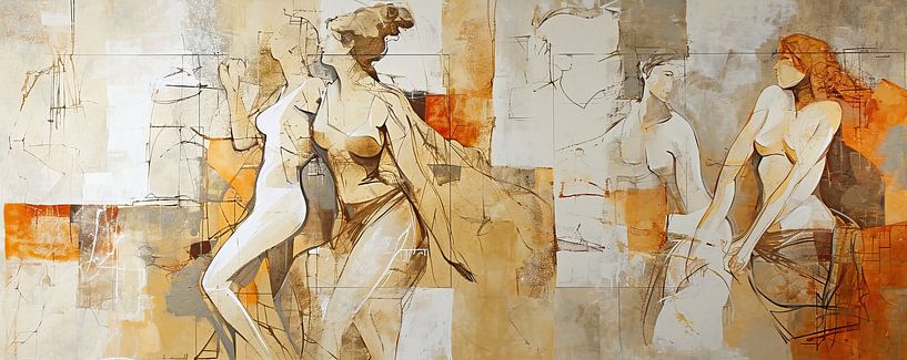 Art abstrait | Elégance par La collection ARTEO
