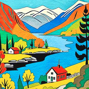 Fjorde in Norwegen, Motiv 6