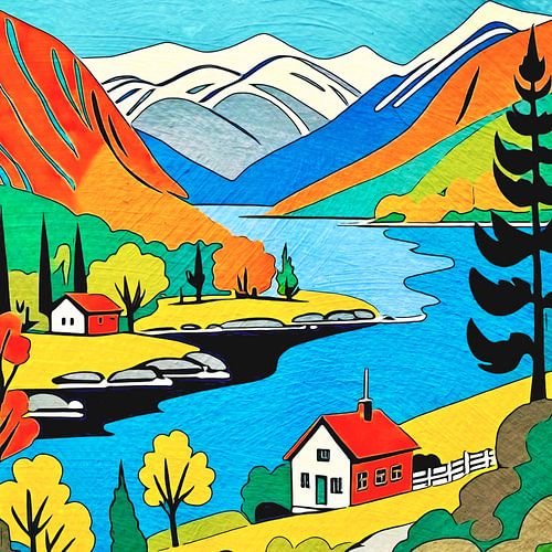 Fjords in Norway, motif 6