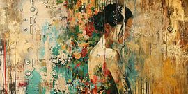 Vrouw in Goud | Goud van Blikvanger Schilderijen