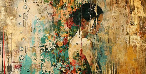 Vrouw in Goud | Goud van Blikvanger Schilderijen