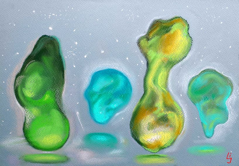 Schwebende Steine von Julia Liubina