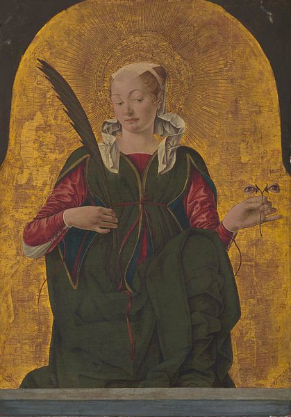Francesco del Cossa, Santa Lucia, 1472-73 von Atelier Liesjes