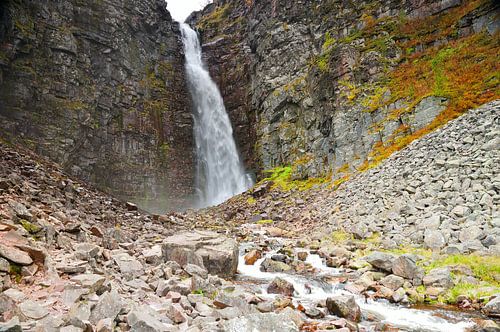Cascade de Njupeskär dans le parc national de Fulufjället