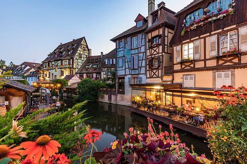 Klein Venetië in Colmar in de avond