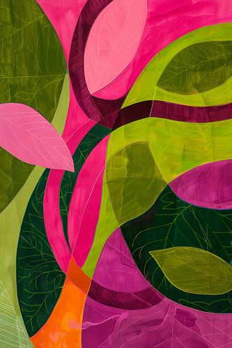 Leaves pop of colour by Bianca ter Riet