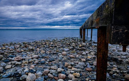View of the clouds over the Baltic Sea