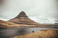 Kirkjufell Berg in IJsland - Liggend