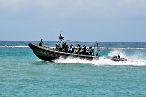 RHIB van de Koninklijke Marine in Aruba