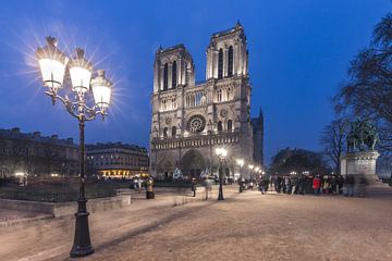 Notre Dame bei Nacht von Easycopters