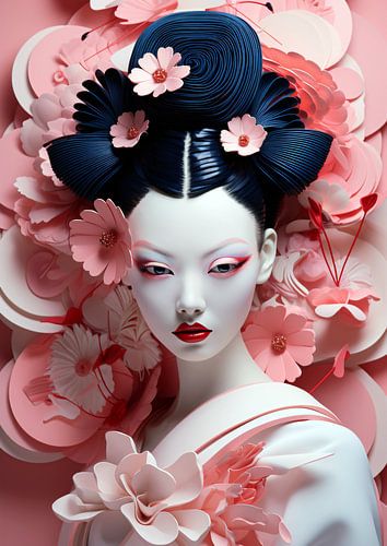 Pink Flower Geisha