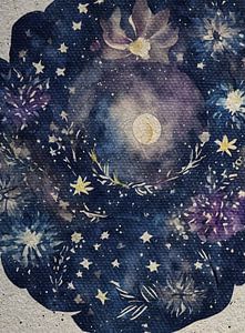 Boho Moon mit Girlande | The Bohemian Vintage Collection