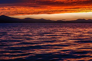 Kroatië : Avondsfeer boven Zadar van Photoart-Naegele