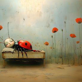 Sleeping Mariechen by Heike Hultsch