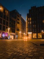Der Neue Markt in der blauen Stunde
