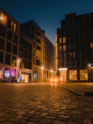 De Nieuwe Markt tijdens het blauwe uur