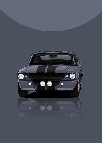 Kunst 1967 FORD MUSTANG FASTBACK