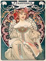 F. Champenois Imprimeur-Editeur by Alphonse Mucha
