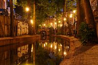 Nieuwegracht in Utrecht tussen Pausdambrug en Paulusbrug