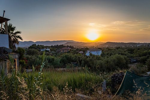 Zonsondergang Zakynthos Tsilivi Griekenland