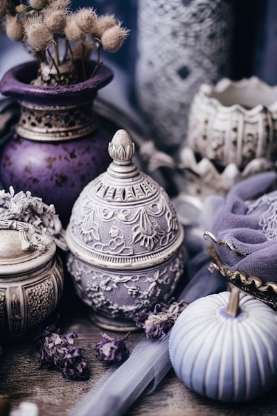 Moroccan Purple Still Life No 1 von Treechild