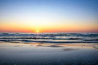 Lever de soleil sur la plage à Rügen II