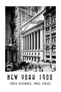 New York 1900: Stock Exchange, Wall Street von Christian Müringer