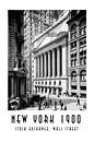 New York 1900: Beurs, Wall Street van Christian Müringer thumbnail