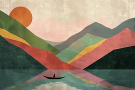 Abstract landscape by Poster Art Shop