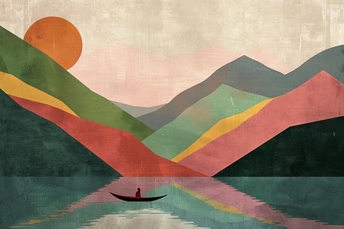 Abstract landschap
