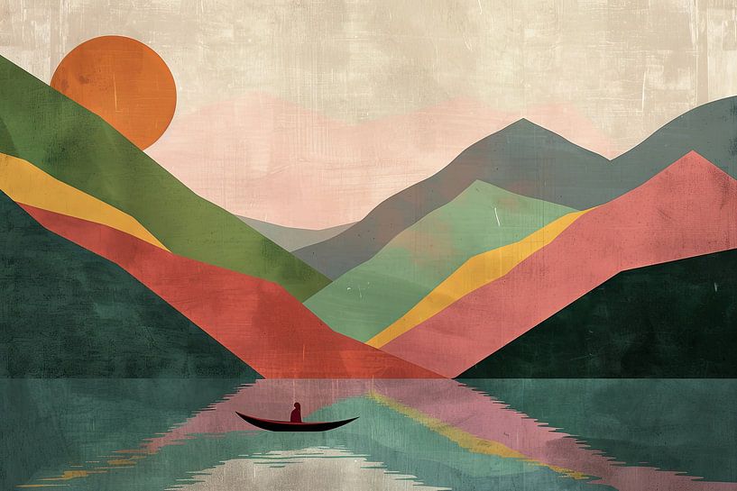 Abstract landscape by Poster Art Shop