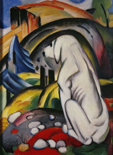 Franz Marc - The white dog