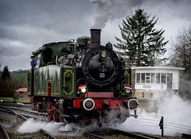 Vintage stoomtrein van Bas Quaedvlieg