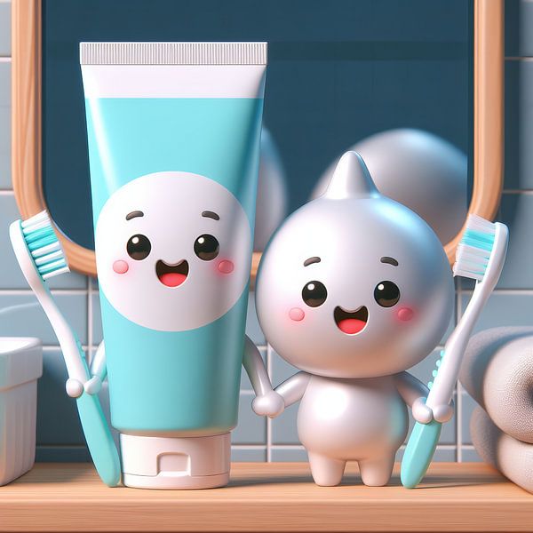 Toothpaste Pals by Laly Laura
