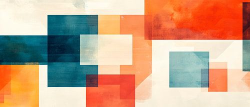 Abstracte gekleurde geometrische vormen